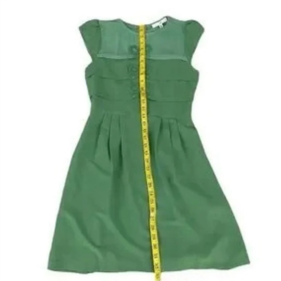 ModCloth Ara Green Vintage‑Inspired Pleated Dress Classic Fit & Flare Size S - Picture 6 of 8